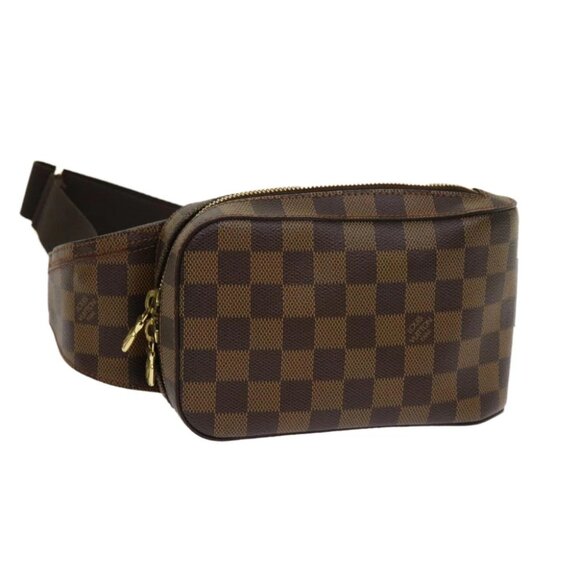 LOUIS VUITTON Damier Ebene Geronimos Shoulder Bag N51994 LV Auth 62998A - Picture 1 of 15